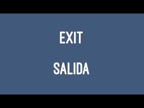 Spanish Word Of The Day: Salida