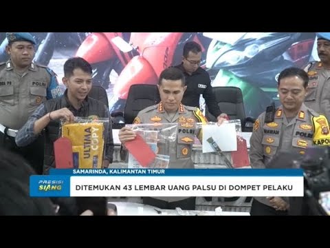 POLRESTA SAMARINDA UNGKAP KASUS PEREDARAN UANG PALSU