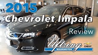 preview picture of video '2015 Chevrolet Impala Review - Uftring Chevy - Washington, IL'
