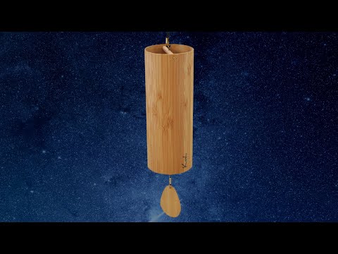 12 Hours Koshi Wind Chimes BLACK SCREEN Atmosphere Relaxation Loop