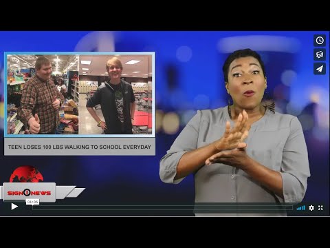 Teen loses 100 lbs walking to school everyday (ASL - 5.15.19)