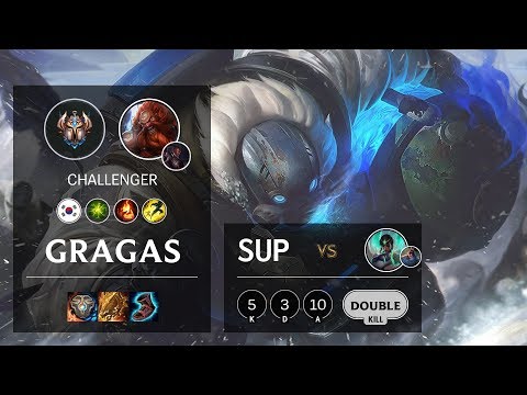 Gragas Support vs Karma - KR Challenger Patch 10.12