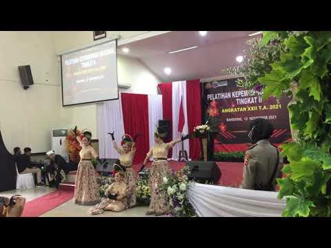 Tari "Moonding"  Pelepasan Pelatihan Kepemimpinan Nasional Tingkat  II  Tahun 2021