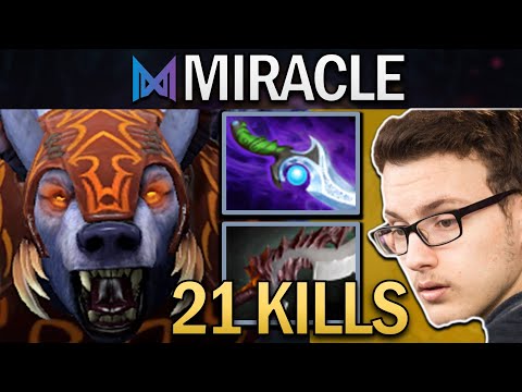Ursa Dota 2 7.32 Gameplay Nigma.Miracle with 21 Kills and Diffusal Blade #dota2 #dota2gameplay