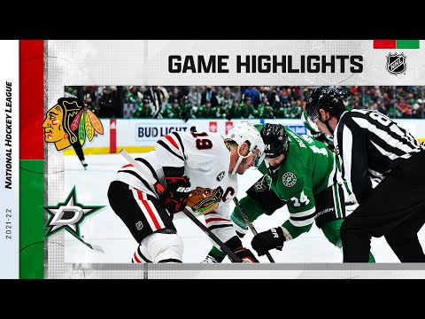 Blackhawks @ Stars 12/18/21 | NHL Highlights