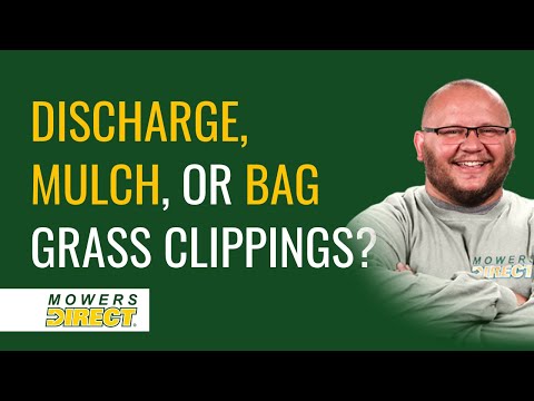 Should I Discharge, Mulch, or Bag Grass Clippings?