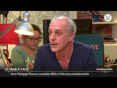 Philippe Poutou face à la rédaction