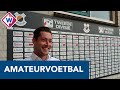 Mike van den Ban aan het bier na tweede overwinning Katwijk - OMROEP WEST SPORT