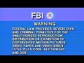 1996 Interesting FBI Warning
