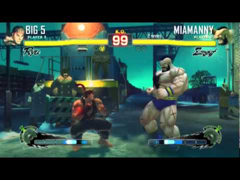 Big 5 (Ryu) vs MIAManny (Zangief)