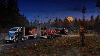 Даже дальнобойщики отмечают Хэллоуин — Новый ивент стартовал в Euro Truck Simulator 2 и American Truck Simulator