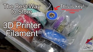This is the best way to store 3d Printer Filament