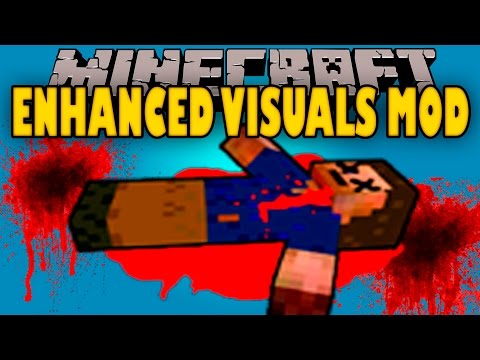 ANTONIcra -  ENHANCED VISUALS MOD - BLOODY visual effects!  - Minecraft mod 1.11 Review ESPAÑOL