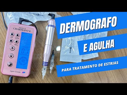 DERMOGRAFO E AGULHA PARA TRATAMENTO DE ESTRIAS #aparelhopararealizartratamentodeestrias