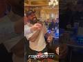 JON JONES EMBRACES JORGE MASVIDAL AS PAIR MEET UP!