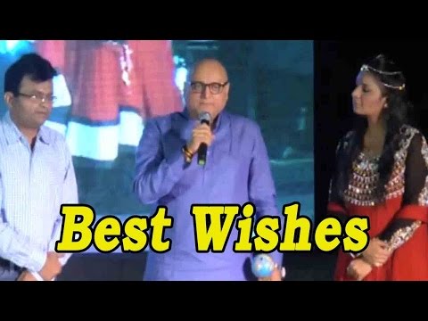 Manoj Joshi Gives Best Wishes At Global Achievers Award 2015