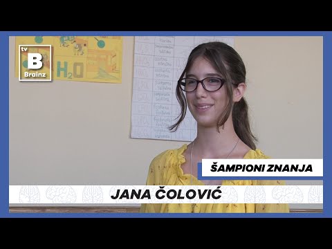 Šampioni znanja - Jana Čolović
