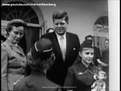 March 16, 1961 - President John F. Kennedy Meets with Girl Scouts of America