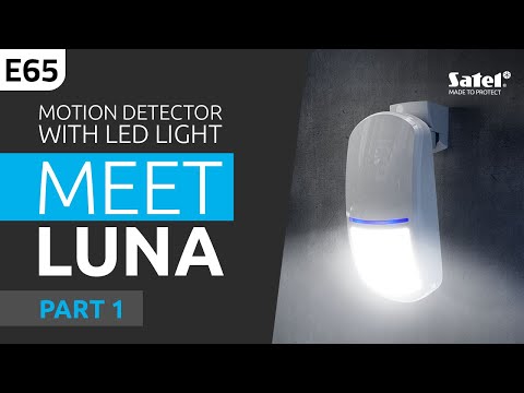 PIR JUTIKLIS SLIM-PIR-LUNA SATEL video