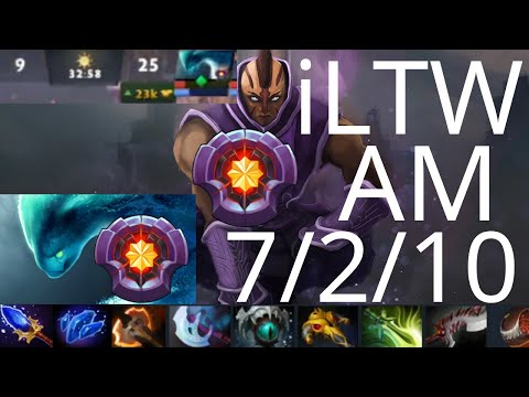 iLTW Anti-Mage vs Morphling, Invoker, Timbersaw - how they comeback - dota2