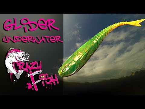 Crazy Fish Glider 12cm 3D Squid Floating