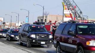 preview picture of video 'Funeral Procession of Chicago Firefighter Edward J. Stringer  - Part II  (HD1080p)'