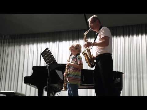 Saxophon Duo - Andante - Musikschule Bad Waltersdorf - Vorspielabend 2012