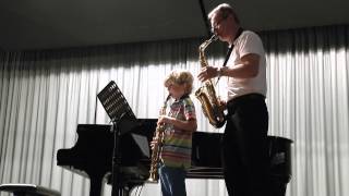 Saxophon Duo - Andante - Musikschule Bad Waltersdorf - Vorspielabend 2012