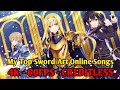 My Top Sword Art Online Songs OP ED Games 4K 60FPS Creditless