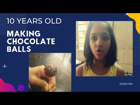 #KidsCooking: 10 yrs old Arshia is sharing easy recipe to make Chocolate Balls