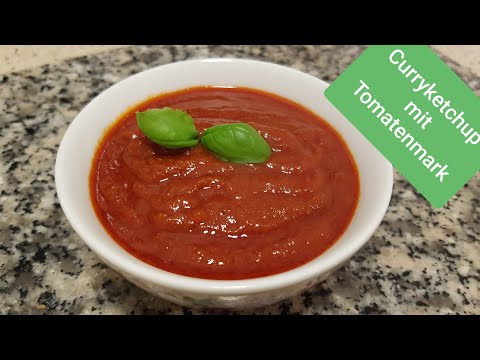 CURRYKETCHUP - die einfache Variante - mit Tomatenmark, ohne zusätzlichen, raffinierten Zuckerzusatz