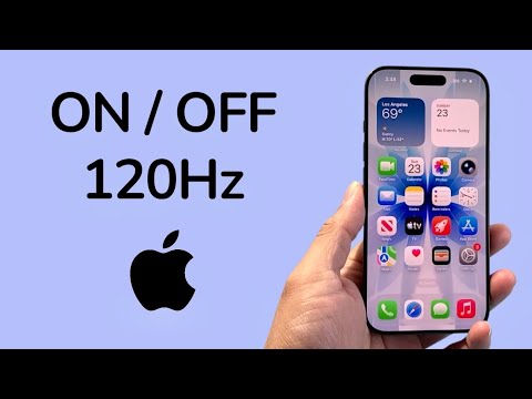 How To Turn On / Off 120Hz Display Refresh Rate On iPhone 17