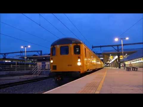 Network Rail Test Train at Reading with HNRC (Colas) 37610 *HD*