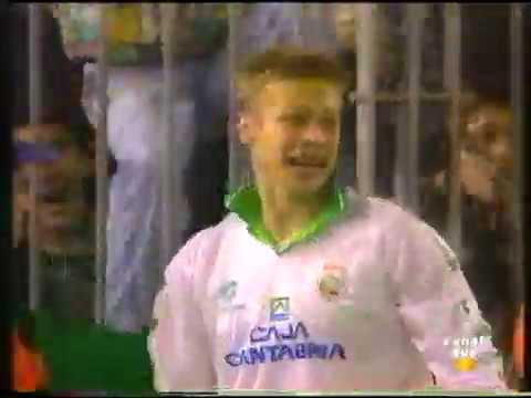 Racing de Santander: 3 - Real Madrid: 1 (Jornada 25 - 1994/95)