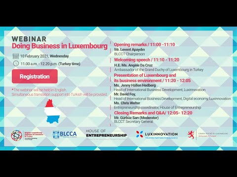Webinar - Doing Business in Luxembourg