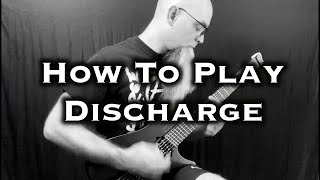 How to Play DISCHARGE - Protest and Survive - Easy Beginner Guitar Lesson - D-Beat Punk Metal
