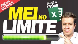 🚨MEI no LIMITE? Faça isso é evite o CANCELAMENTO.  [PLANILHA GRÁTIS]