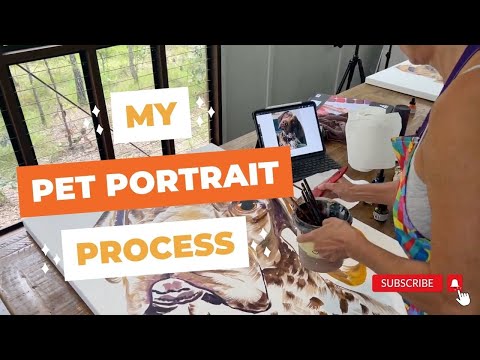 A Sneak Peek into my Pet Portrait Process
