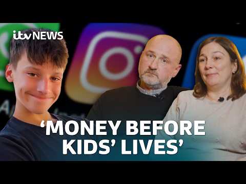 Parents of teen who took his own life after being victim of sextortion sue Meta | ITV News