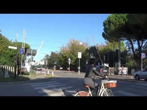 Passaggio a livello con semibarriere di via Martiri Fantini #2 - Cervia (RA) / Level Crossing / 踏切
