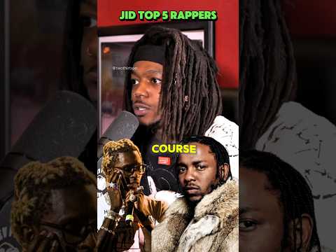 JID Top 5 Rappers 👀🔥🚀 #jid #dreamville #jcole #jidtypebeat #kendricklamar