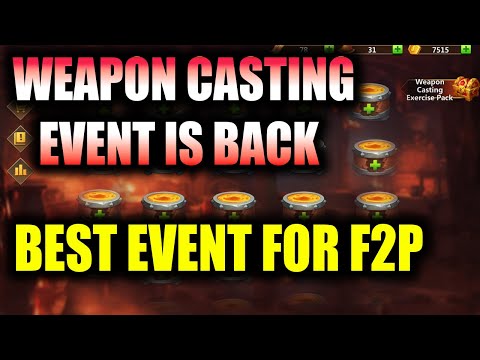 WEAPON CASTING EVENT IS BACK - BEST EVENT FOR F2P - CASTLE CLASH