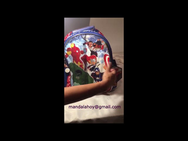 Vídeo relacionado con Marvel Mochila | Mochilas Escolares Hulk | Bolsa Infantil Avengers