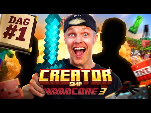 MINECRAFT SMP HARDCORE SURVIVAL DAG 1 - DE START!
