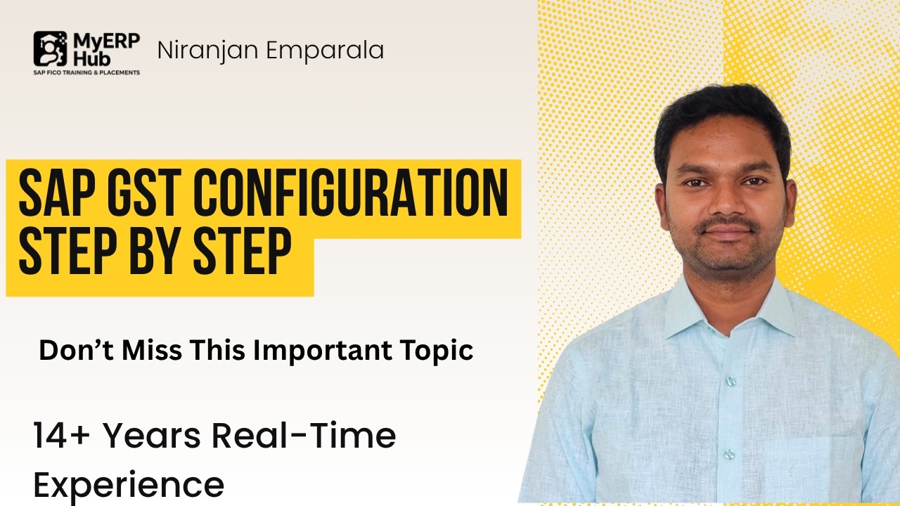 SAP GST Configuration Step by Step 🔥 Full Process | SAP FICO Training