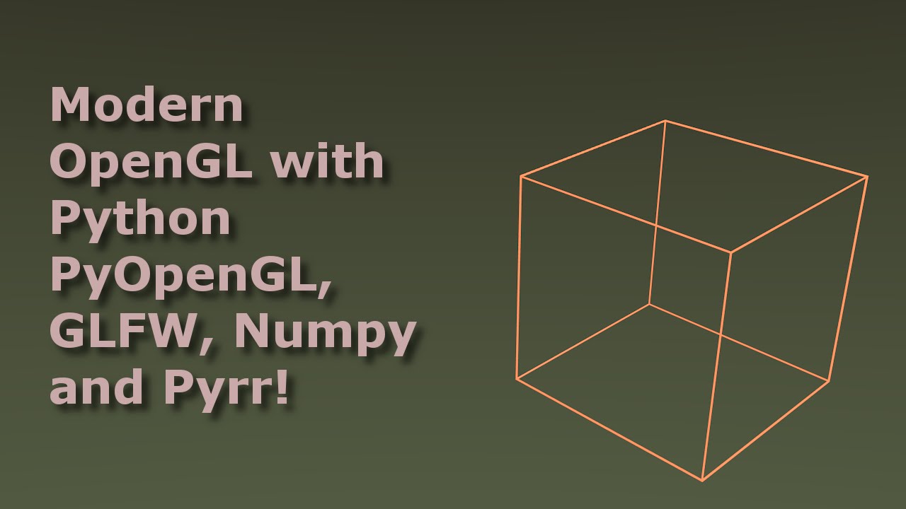 Modern OpenGL programming in Python - part 03 - creating basic shaders