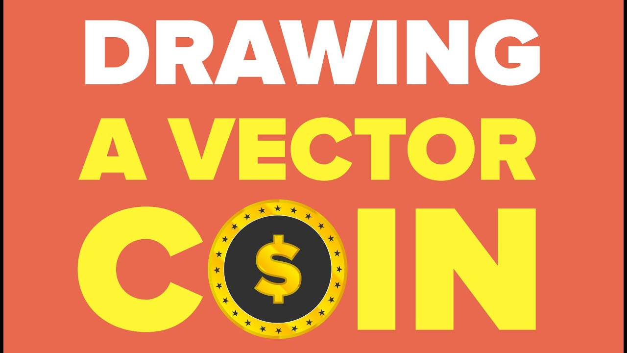 Drawing a vector coin in Illustrator