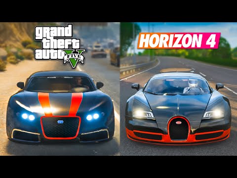 Grand Theft Auto 5 vs Forza Horizon 4 | Car Comparison!