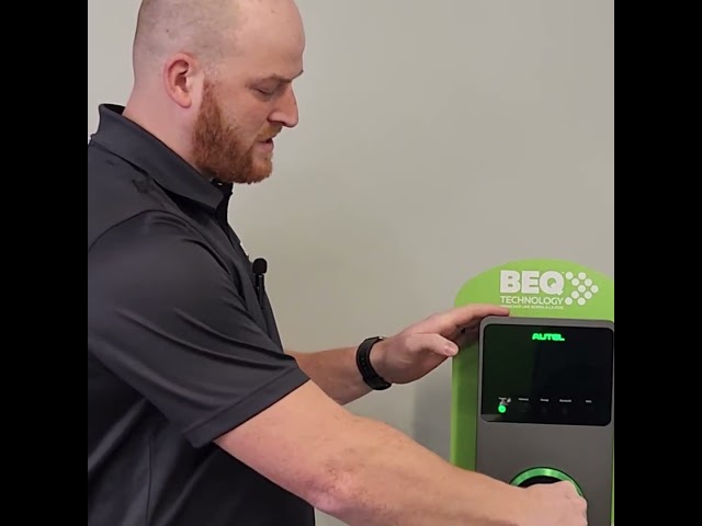 Présentation de la borne de recharge Autel 40 ou 50 ampères