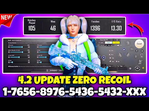 🔥Bgmi sensitivity settings 2026 🥵 | Bgmi best sensitivity settings 😱| Zero recoil sensitivity bgmi.